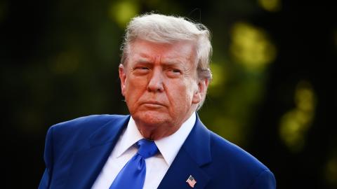Donald Trump At the 76th NATO Summit In The Hague (Beata Zawrzel via Getty Images)