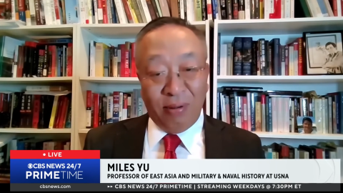 Miles Yu appears on the BBC and CBS to discuss Beijing’s military parade, arguing that it is meant to project authoritarian showmanship and a tool of strategic signaling against the West.