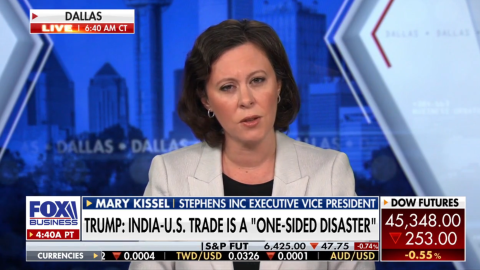 Mary Kissel appears on Fox News to discuss Russia and China’s most recent agreement to establish a new gas pipeline.