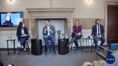 David Feith on a panel at GMF