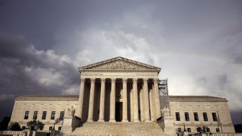 An image of the US Supreme Court on July 30, 2024, in Washington, DC. (Kevin Dietsch via Getty Images)