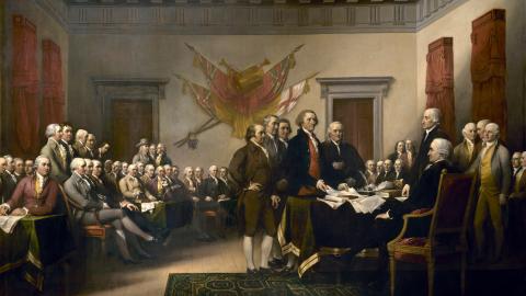 Declaration of Independence (1819), by John Trumbull.