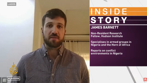 James barnett on Al jazeera