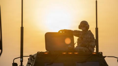 M142 High Mobility Artillery Rocket Systems (HIMARS) conduct live-fire missions during Operation Epic Fury in the U.S. Central Command area of responsibility. (U.S. Army Photo)