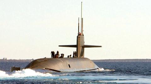 The USS Florida off the coast of the Bahamas
