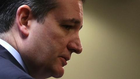 Republican presidential candidate Sen. Ted Cruz (R-TX) speaks at the Heritage Foundation December 10, 2015 in Washington, DC. (Alex Wong/Getty Images)