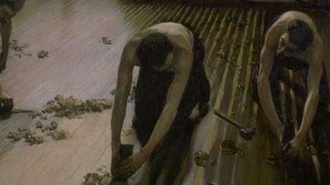 Les raboteurs de parquet, 1875, Gustave Caillebotte