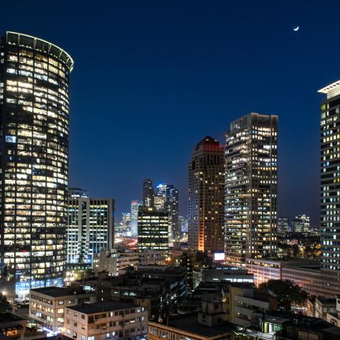 Tel Aviv’s skyline. (Getty Images)