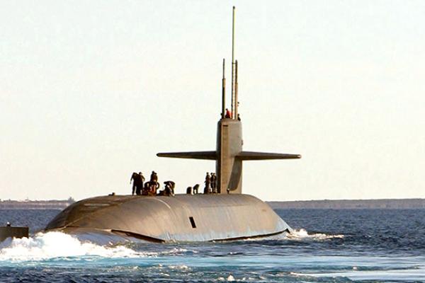 The USS Florida off the coast of the Bahamas